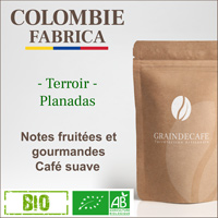 Café en grain | Colombie Fabrica BIO : 250 Gr