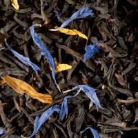 Thé noir aromatisé Jardin bleu - Dammann Frères : Sachet 100 Gr
