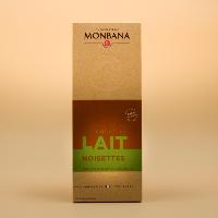 Tablette chocolat lait noisettes 100 Gr | Monbana