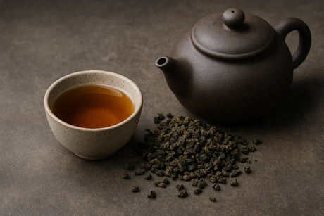 thé bleu ou Oolong