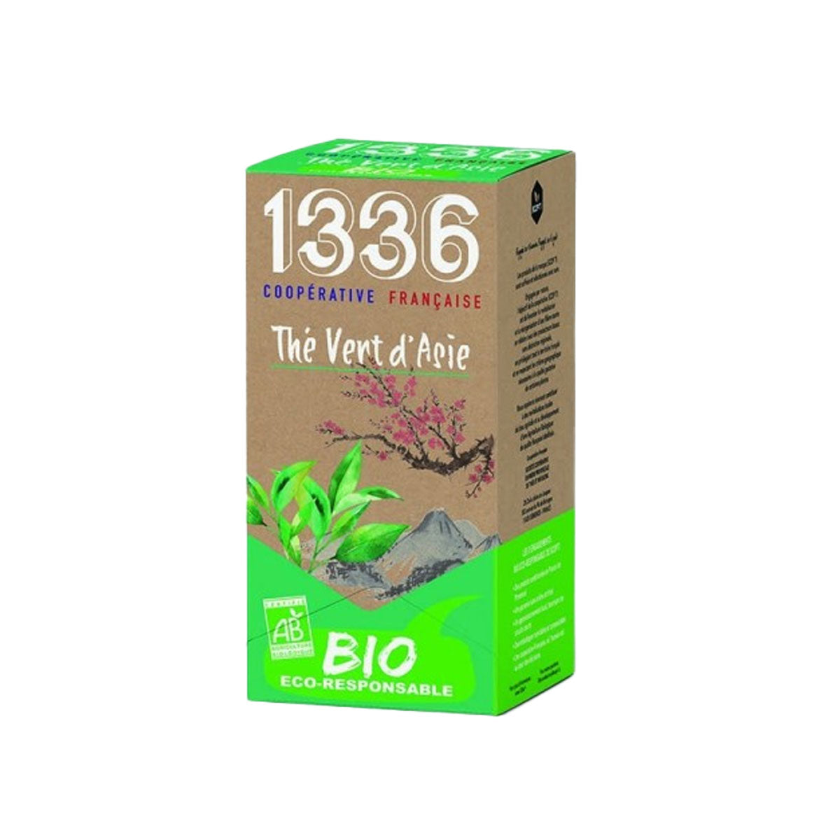 Boite de The vert d'Asie de 1336