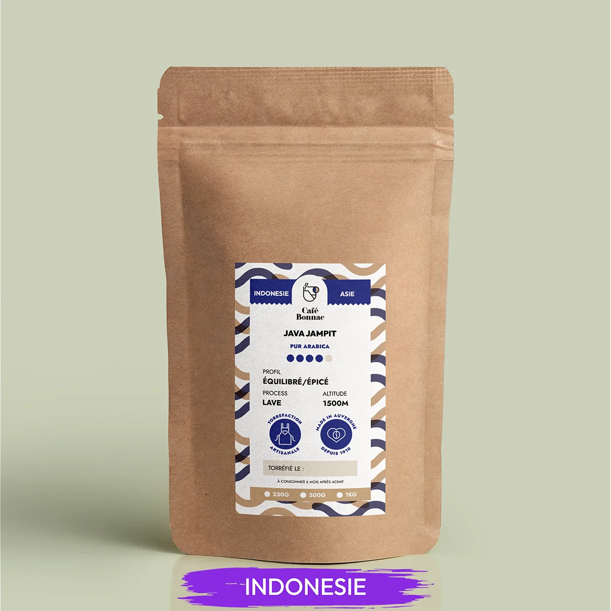 cafe moulu d'indonesie java jampit