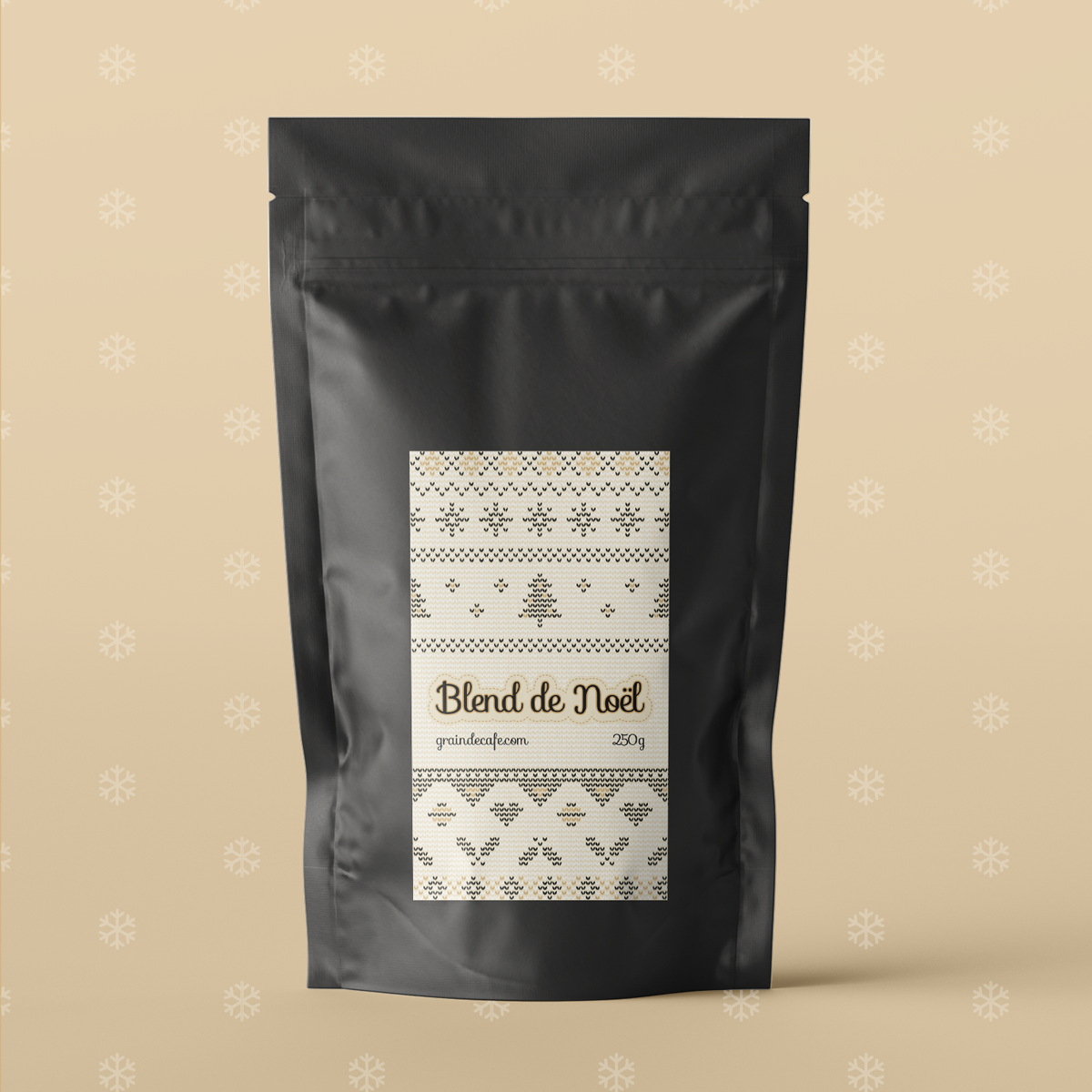 café en grain de Noël