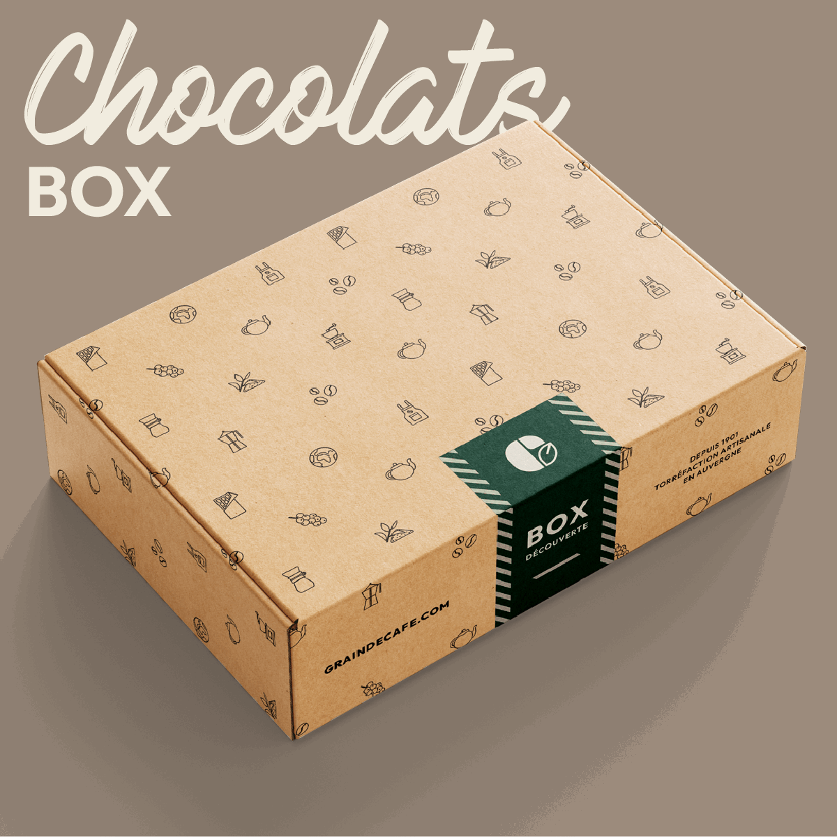 Coffret Personnalisable Chocolat | Graindecafe