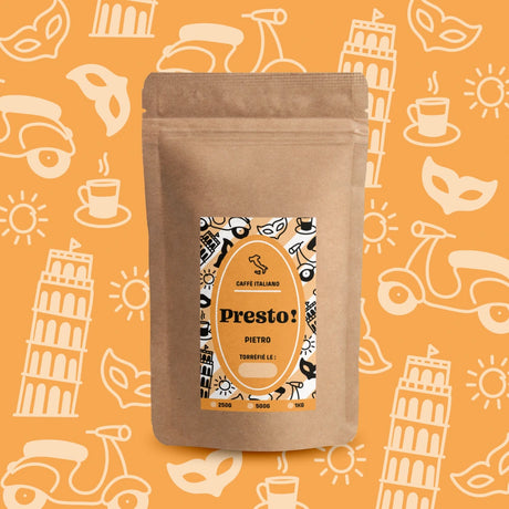 Café moulu Blend Pietro 100% arabica goût italien GraindeCafé
