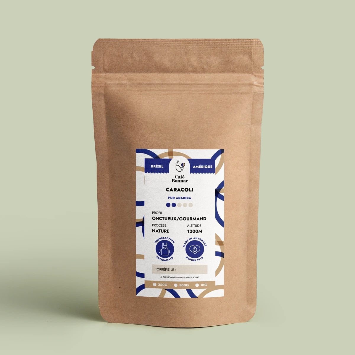 Café Moulu Brésil Caracoli | 100% Arabica
