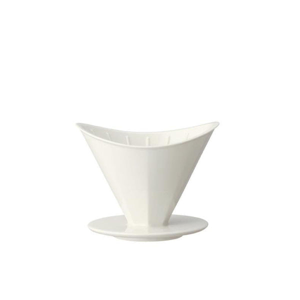 Dripper CÃ©ramique OCT Blanc - 1 Ã  4 Tasses | Kinto - Graindecafe