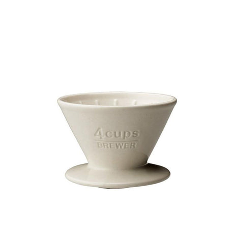 Dripper céramique blanc 4T Kinto