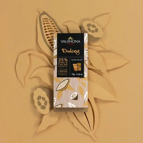 Chocolat Blond Dulcey 35% - 70 g de Valrhona