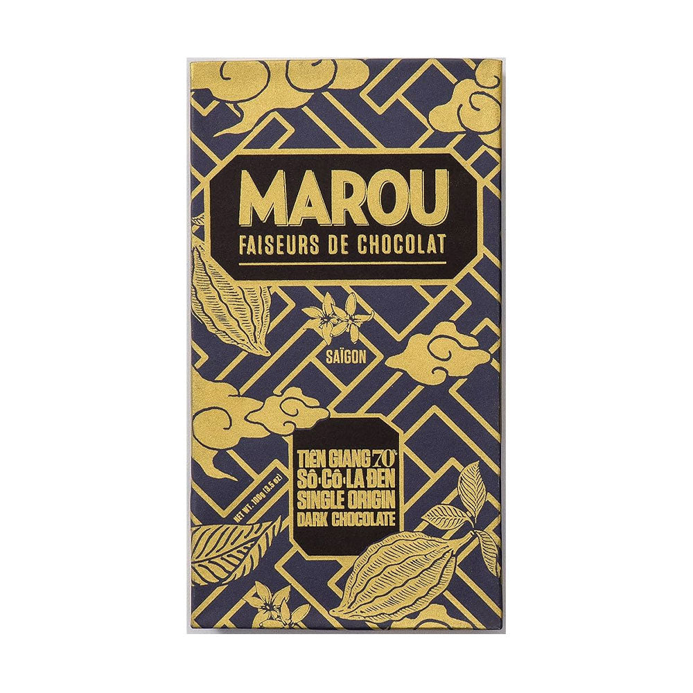 Chocolat Noir Tien Giang - 70% - 80 g | Marou - Graindecafe
