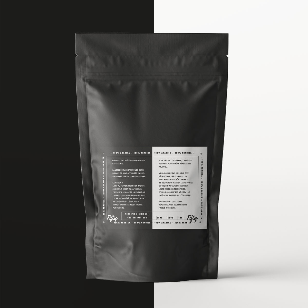 Café en Grain Blend "FIFTY" | 100% Arabica - Goût Italien - Graindecafe