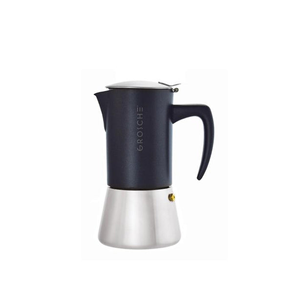 CafetiÃ¨re Italienne Induction - Noir- 6 Tasses | Grosche - Graindecafe