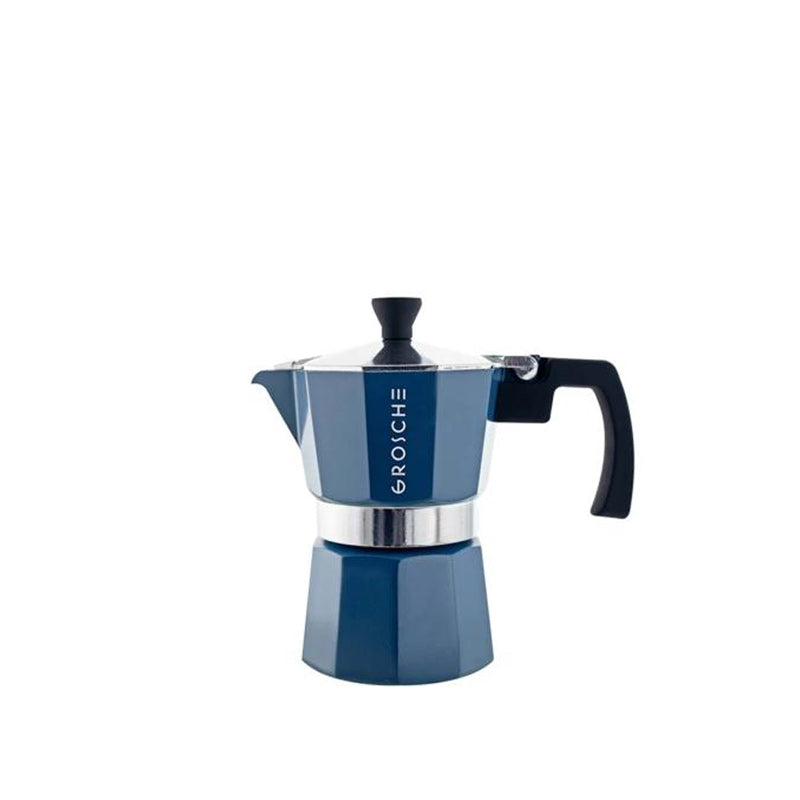 Cafetière italienne MOKA MILANO Bleu 3T Grosche