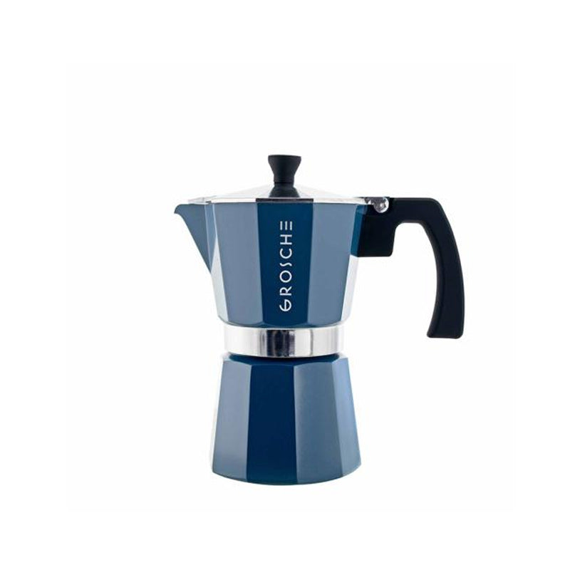 Cafetière italienne MOKA MILANO bleu 6T grosche