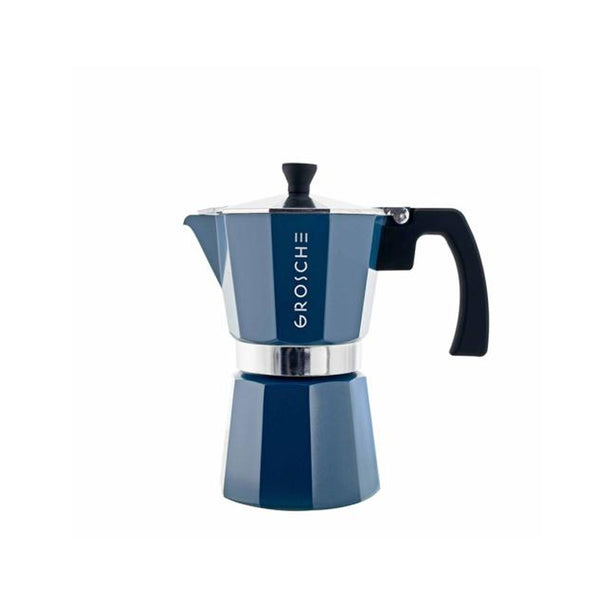 Cafetière italienne MOKA MILANO bleu 6T grosche