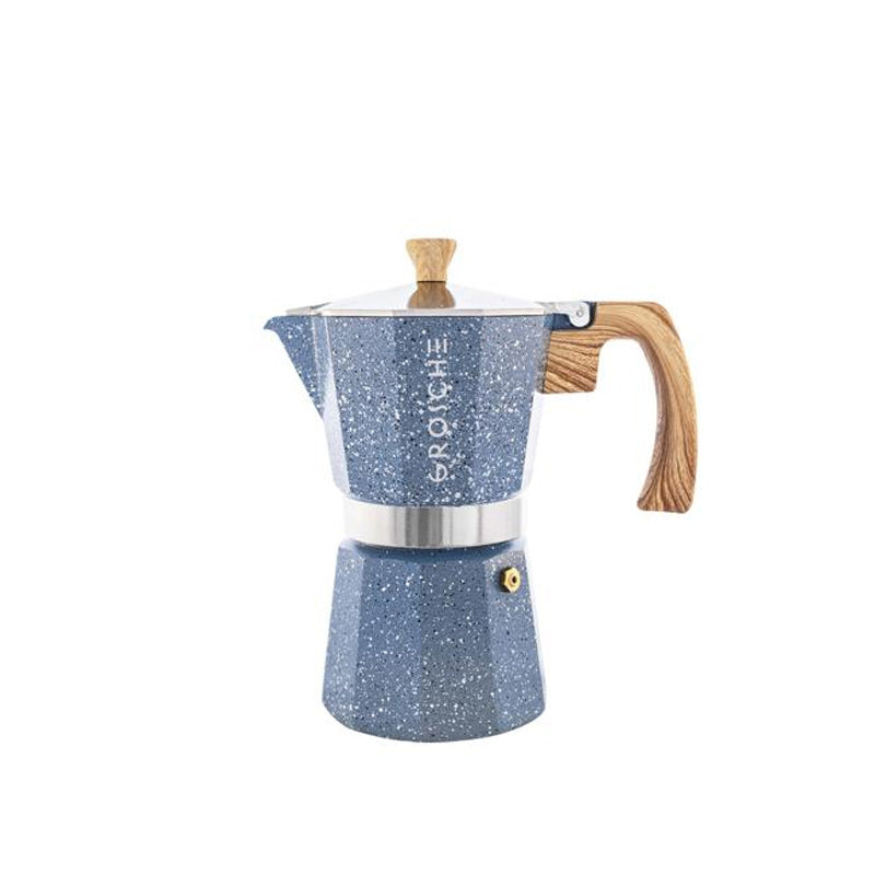 Cafetiere italienne bleu 6T Milano Grosche