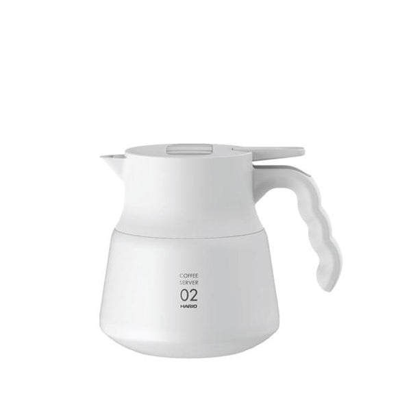 Carafe Isotherme Inox - Blanc - 600ml | Hario - Graindecafe