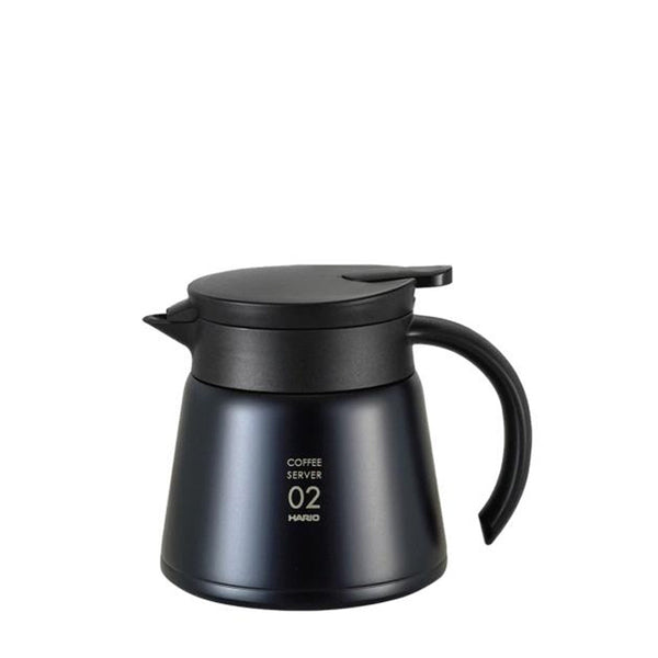Carafe Isotherme Inox - Noir - 600ml | Hario - Graindecafe