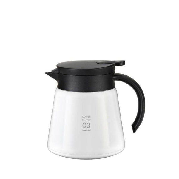 Carafe Isotherme Inox - Blanc - 800ml | Hario - Graindecafe