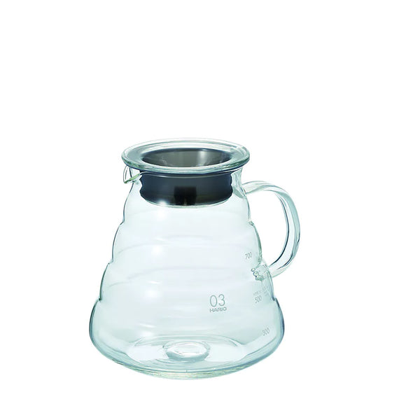 Carafe en Verre pour V60 - 6 Tasses | Hario - Graindecafe