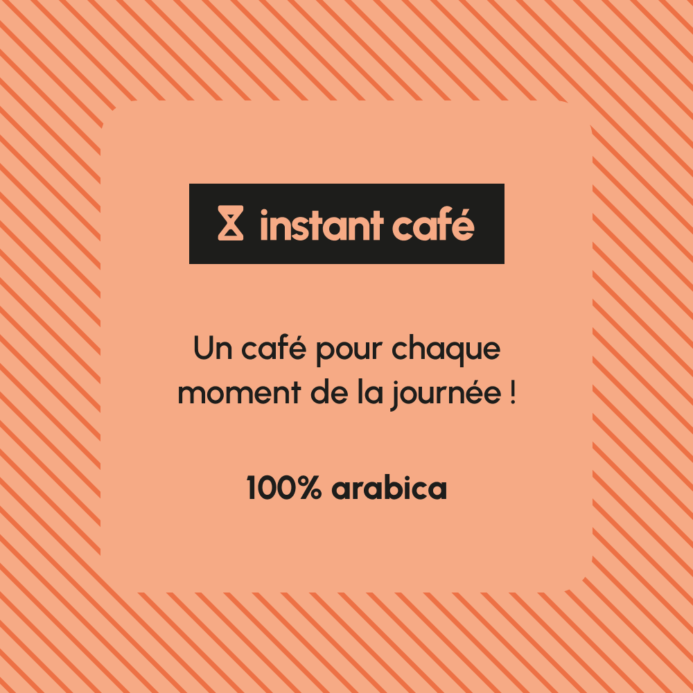 Café Moulu Instant Café 16H20 | 100% Arabica