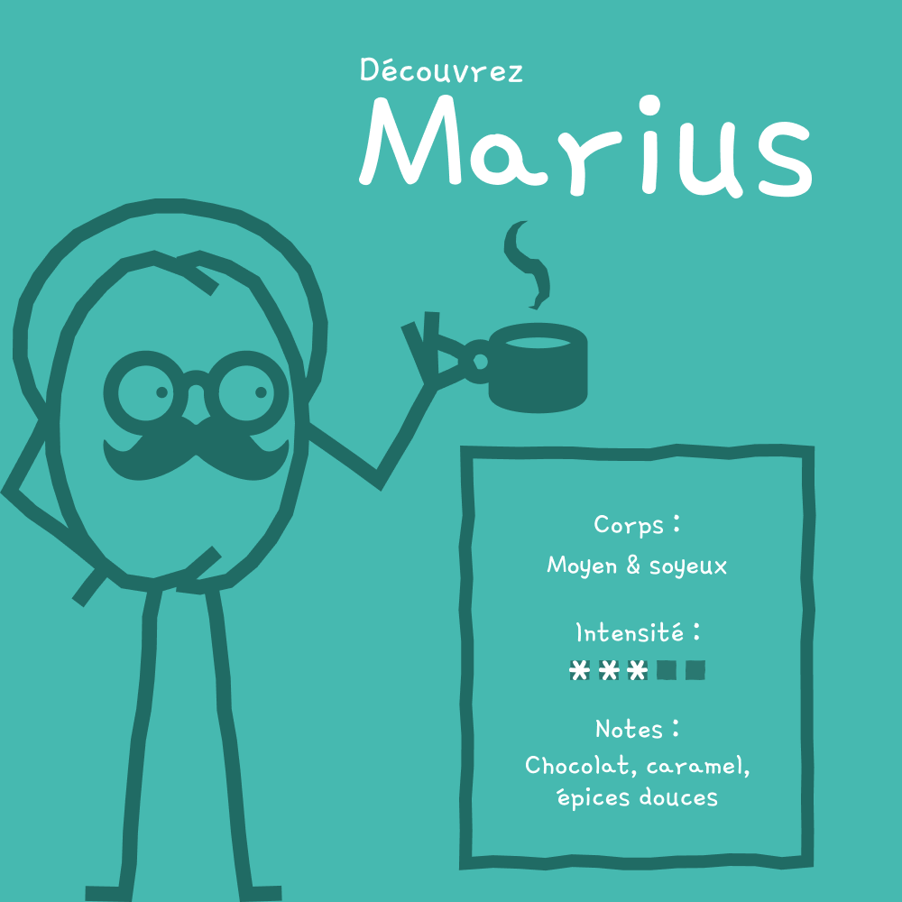 café blend Marius café doux