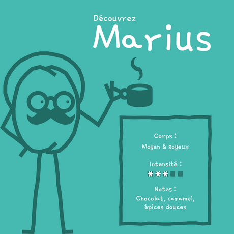 café blend Marius café doux