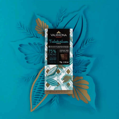 Tablette de chocolat 75% Tulakalum de Valrhona