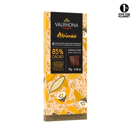 Tablette de chocolat 85% Abinao de Valrhona