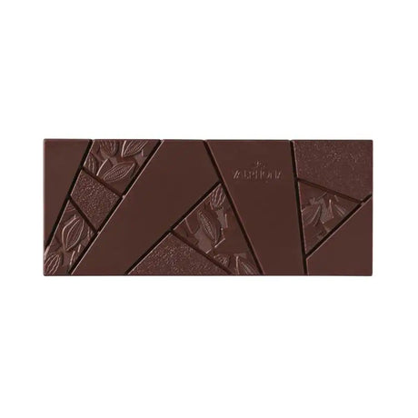 Tablette ouverte de chocolat Araguani de Valrhona