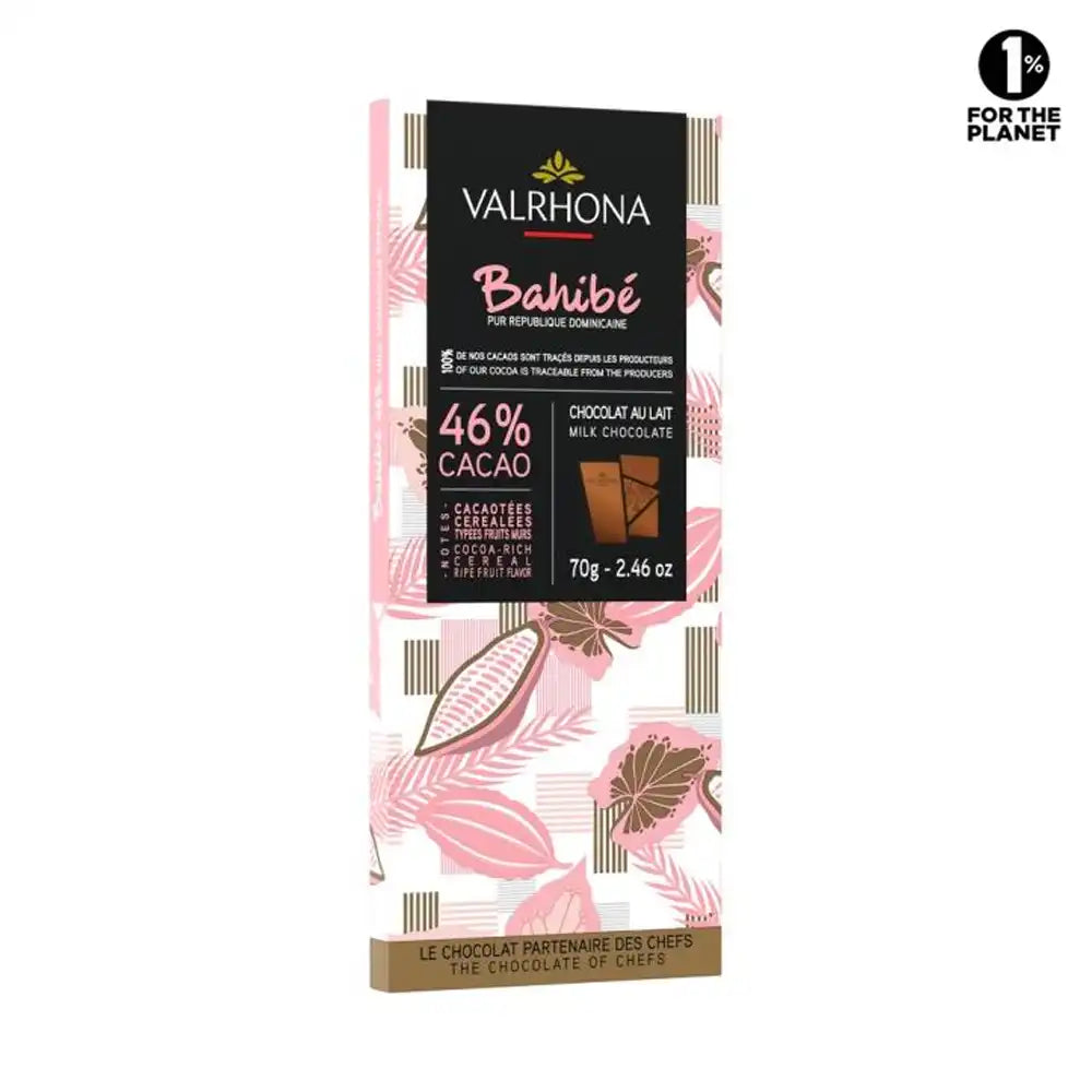 Chocolat au Lait BahibÃ© - 46% - 70 g | Valrhona - Graindecafe