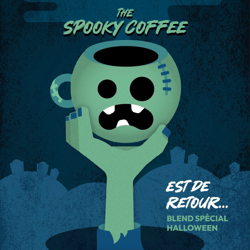 café spooky halloween