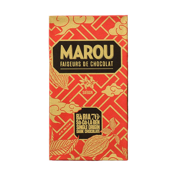 Chocolat Noir Ba Ria 76% cacao - 80 g | Marou - Graindecafe