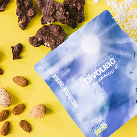Snap Chocolat Noir 70% Pause à la Noix de Coco & Amande Torréfié 100Gr de Bivouac