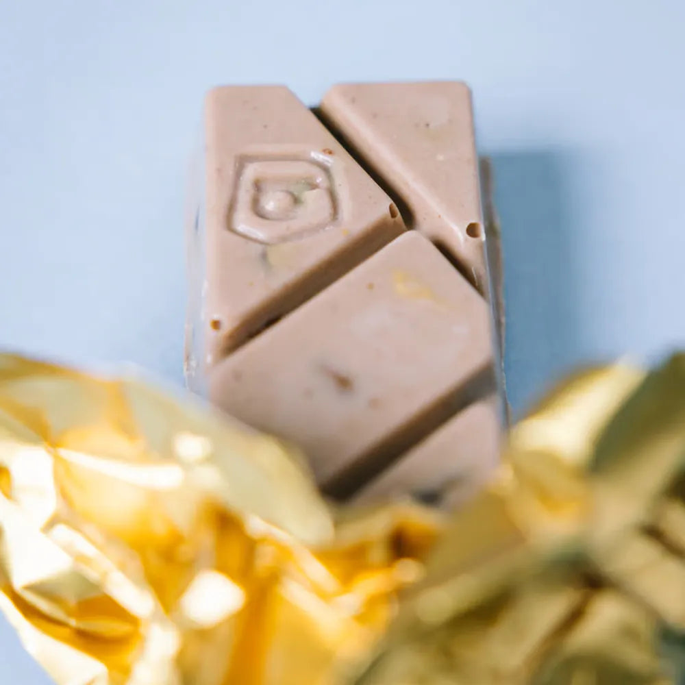 Barre Chocolat Blanc 66% Winter Pistache Vanille Citron de Bivouac