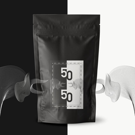 Café en grains Blend « FIFTY », 100 % Arabica au goût italien