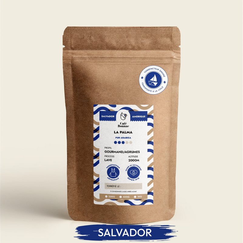 paquet de café Salvador la palma by sails
