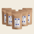 5 paquets de café en grains Blend des Volcans de Café Bonnac, format professionnel de 5 kg.