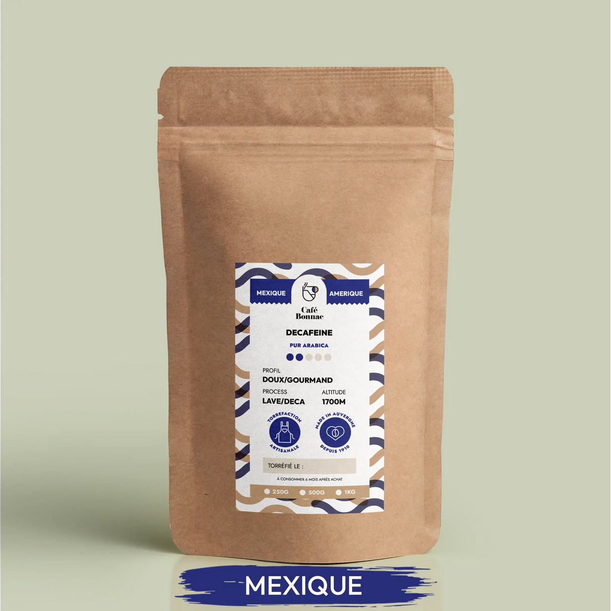 CafÃ© Moulu dÃ©cafÃ©inÃ© Mexique - CafÃ© Bonnac | 100% Arabica - Graindecafe
