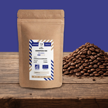 Café en grains Papouasie Nouvelle-Guinée Korofeigu de Café Bonnac