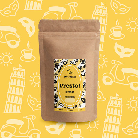Café Presto Intenso 100 % Arabica, idéal pour machine à espresso