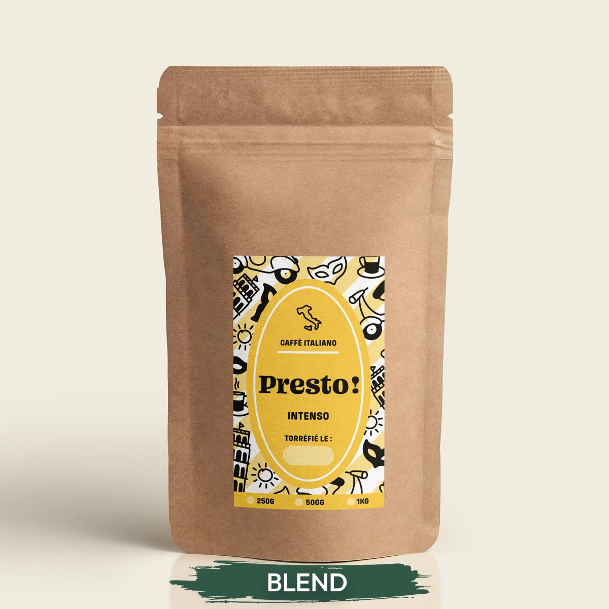 café en grain blend intenso