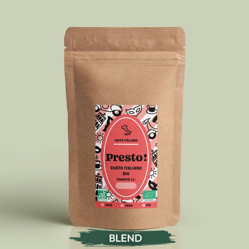 café moulu presto gusto bio
