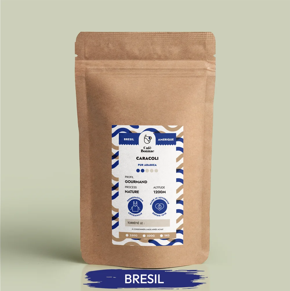CafÃ© Moulu BrÃ©sil Caracoli - CafÃ© Bonnac | 100% Arabica - Graindecafe