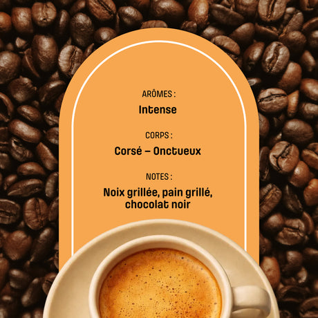 Café Blend Pietro Presto, assemblage 100% Arabica aux notes italiennes