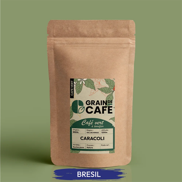 CafÃ© Vert BrÃ©sil Caracoli - 1 Kg | 100% Arabica - Graindecafe