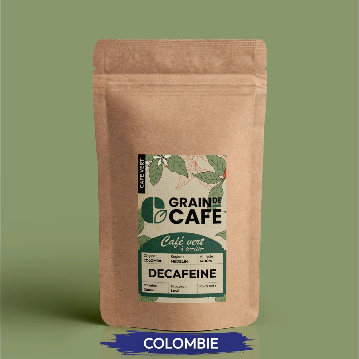 cafe vert colombie
