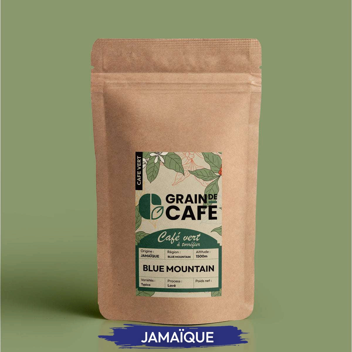 CafÃ© Vert JamaÃ¯que Blue Mountain - 1 Kg | Graindecafe - Graindecafe