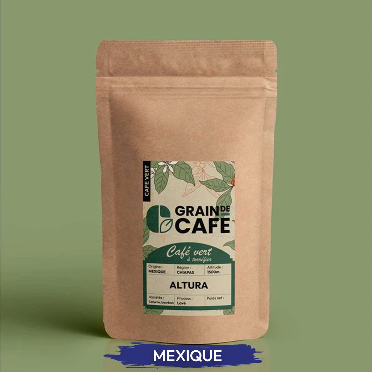 café vert du mexique altura