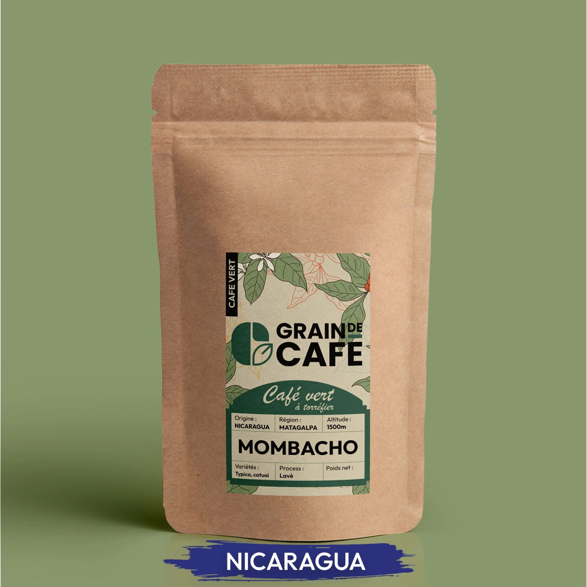 café vert nicaragua mombacho